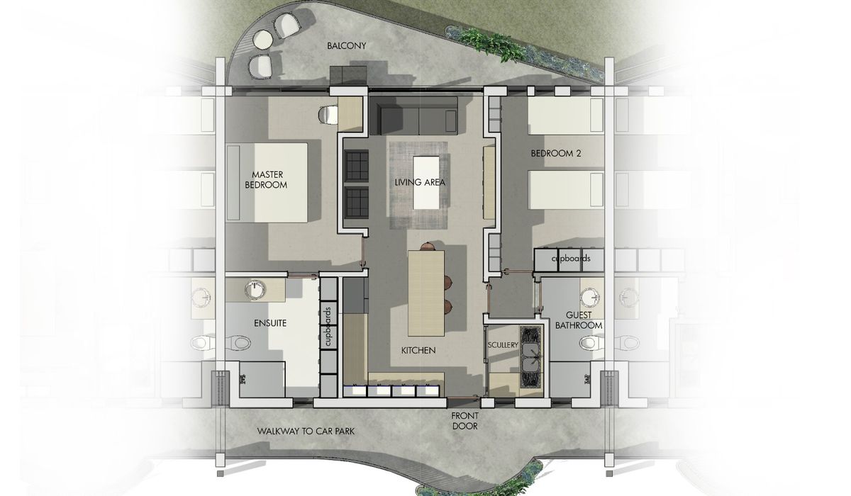 2 Bedroom Single Storey Unit for Sale in Vainona